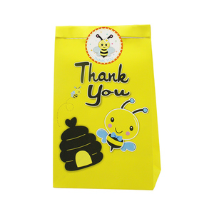 <span class=keywords><strong>Kraft</strong></span> <span class=keywords><strong>blanc</strong></span> personnalisé sac à provisions en papier pour bonbons avec logo - Product Image 1