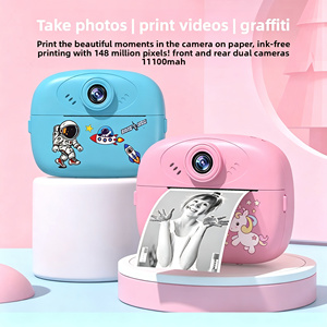 4800W MOS 센서 키즈 즉석 인화 카메라, 2.4인치 화면 휴대용 HD 디지털 카메라, 유아용 여행 장난감 선물 - Product Image 1