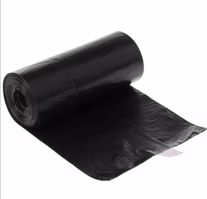 PE Black Heavy Duty Biodegradable Garbage <b>Bags</b> 55 Gallon Trash <b>Bags</b> - Product Image 3