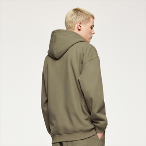 Felpa da uomo con cappuccio oversize 410 GSM donna in bianco con cappuccio OEM felpa con cappuccio nera da uomo - Product Image 4