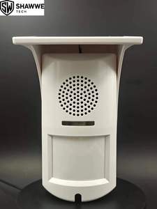 <span class=keywords><strong>Détecteur</strong></span> solaire <span class=keywords><strong>extérieur</strong></span> PIR, alarme antivol murale, enregistrement vocal et sirène, résistant aux intempéries IP65 - Product Image 4