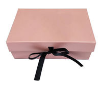 Boîtes d'emballage de fantaisie Boîtes magnétiques en carton imprimé avec logo personnalisé Petite boîte cadeau d'emballage de luxe avec nœud