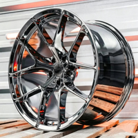 Nouvelles jantes en alliage d'aluminium forgé chromées à rayons multiples, concaves profondes, 18-24 pouces, 5x112 5x114.3 5x120, compatibles avec M3/M4 Tesla
