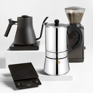 <span class=keywords><strong>Cafetera</strong></span> Italiana Tenrey para Espresso, <span class=keywords><strong>4</strong></span>/6/10 <span class=keywords><strong>Tazas</strong></span>, Inducción, Acero Inoxidable, <span class=keywords><strong>Cafetera</strong></span> Moka para Estufa - Product Image 2