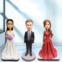 Figurines en argile et en cire personnalisées avec photos, articles originaux pour mariages et occasions spéciales, pour le dropshipping