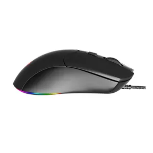 MEETION MT-GM21_2023 Ergonomic Gaming Mouse Wired LED Light Mouse USB Computer Mouse for Desktop PC