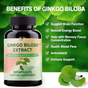 Extracto de Ginkgo Biloba Suplemento cerebral Venta caliente Tabletas orgánicas de Ginkgo Biloba - Product Image 3
