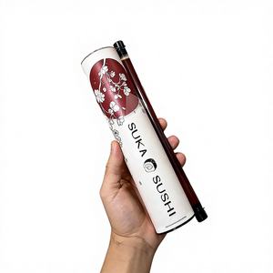 Emballage personnalisé en tube de papier pour sushis, conteneur alimentaire japonais cylindrique jetable, vente en gros - Product Image 5