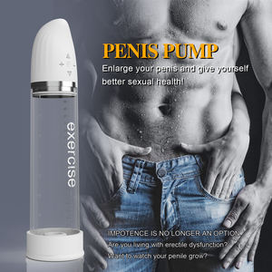 Pompa per Pene in <span class=keywords><strong>Silicone</strong></span> a 5 Modalità, <span class=keywords><strong>Dildo</strong></span> per Esercizi Maschili, Macchina del Sesso - Product Image 2