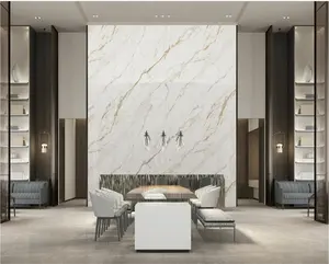 Pedra sinterizada Foshan 1200*2700mm, granito, mármore, tamanho grande, grande formato, bancada, mesa de jantar, parede, azulejos