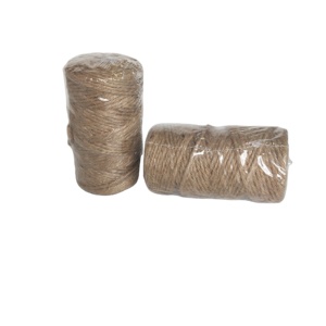 Cuerda de Yute de 6 mm, Natural, 3 Hilos, Trenzada, Ecológica, Ligera, Personalizable, para Manualidades, Jardinería, Hamacas, Uso Náutico - Product Image 1