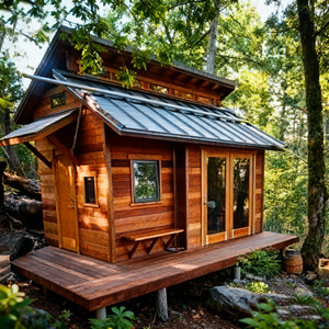 Kits de Cabines Modulaires Préfabriquées <span class=keywords><strong>en</strong></span> <span class=keywords><strong>Bois</strong></span> Traditionnelles et Économiques pour Hôtels, Villas et Maisons <span class=keywords><strong>en</strong></span> <span class=keywords><strong>Bois</strong></span> – Écologiques et Élégants avec Mezzanine - Product Image 1