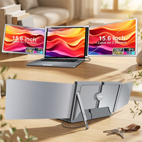 Populaire en Europe 15.6 pouces Super Thin Design No Driver MacBook Triple Screen Monitor S700 pour ordinateurs portables 15-17.3 "Windows & Mac