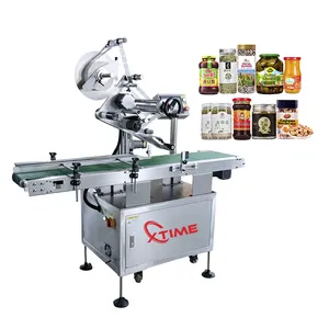 Automatic Paging Box Carton Pouch Bag Plane Labeling Machine, Bar Code Print Flat labeling Machine Factory Label Machine