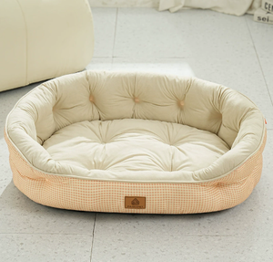 Cuccia per Cani e Gatti di Piccola Taglia, Tappetino Quadrato a Quadretti in Tessuto, Lavabile, Cuscino per <span class=keywords><strong>Animali</strong></span> Domestici, Forniture per Cuccioli e Gattini - Product Image 2