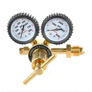 Régulateur d'azote WQ-001 0-4000 Psi à double manomètre monophasé pour la réparation de la climatisation - Product Image 1