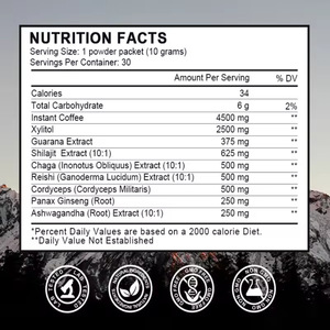 Vente en gros du fabricant d'origine de poudre de café Shilajit 100g, un produit populaire pour le commerce extérieur - Product Image 3