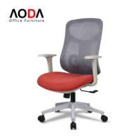 Chaise de bureau ergonomique en maille BIFMA, chaise de direction à dossier haut avec support lombaire, siège en mousse moulée, Silla Oficina, Chaise Bureau