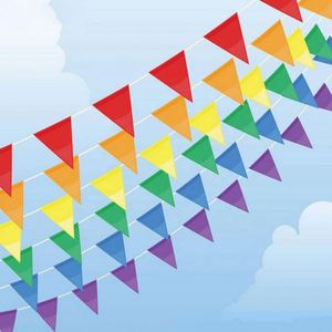 Banderines Decorativos Triangulares Coloridos para Festivales, de Diferentes Tamaños, Precio de Fábrica, Venta al Por Mayor - Product Image 5