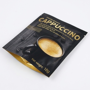 Sacchetto per Imballaggio Caffè Personalizzato con Marchio OEM, in Materiale Composito PE di Grado Alimentare, Minimalista con Tre Lati Sigillati, per Tè in Polvere - Product Image 3