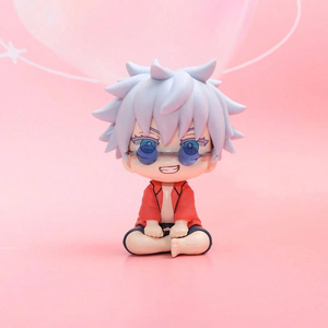 Figura de Anime Jujutsu Kaisen al por Mayor, Versión Q, Sentada, Gojo, Yuji, <span class=keywords><strong>Sukuna</strong></span>, Geto, Nanami, Megumi, Modelo para Decoración de Coche - Product Image 4