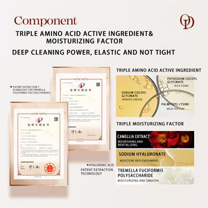 <span class=keywords><strong>Lotion</strong></span> <span class=keywords><strong>nettoyante</strong></span> aux acides aminés de marque privée OEM nettoie en douceur la saleté du <span class=keywords><strong>visage</strong></span> nettoyage en profondeur pour <span class=keywords><strong>peau</strong></span> <span class=keywords><strong>grasse</strong></span> - Product Image 3