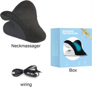 Perenggang leher pemanas untuk leher, alat pereda nyeri leher dan bahu grafit pereda nyeri leher untuk TMJ perangkat traksi serviks - Product Image 6