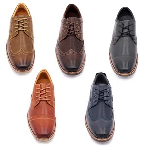Zapatos Oxford de Vestir para Hombre, de Cuero Genuino, con Cordones, Multicolores, Impermeables, Antideslizantes, Planos, de Primavera, de Primera Calidad y Más Vendidos - Product Image 6