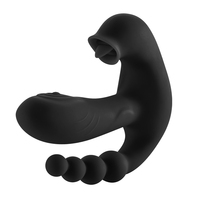 Aphrodisia 10X Triple Teaser USB Wiederaufladbar IPX7 Wasserdicht Geräuscharm 10 Modi Erwachsenen-Stimulationsgerät Persönlicher Massager