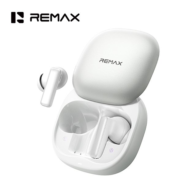 Remax TWS Lightweight ANC Earphone in Ear Headphone BT 6.0 Headset Mini Wireless Bluetooth Noise Cancelling Earbuds Built in Mic