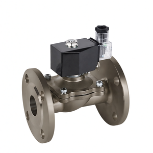 Válvula Solenoide de Pedido Urgente COVNA 2W-F de 1 Pulgada, Normalmente Cerrada, de Acero Inoxidable con Brida - Product Image 3