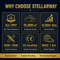 STELLARWAY Mesas de Snooker Calefactadas de 12 pies al por Mayor, Mesas de Billar Profesionales de Pizarra para Negocios Comerciales y Clubes