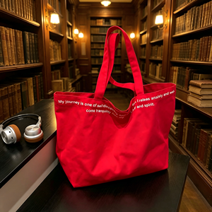 High Quality Shopping <b>Bags</b> Canvas Tote Reusable Eco Friendly Custom Logo Printed <b>Foldable</b> Lightweight Durable Wholesale - Product Image 1