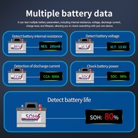 Probador de Circuitos Automotrices de 12V K1S OBDII/EOBD, Escáner de Automóviles OBD2, Probador de Batería de Automóvil, Probador Digital de Voltaje de Automóvil