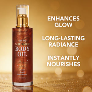Aceite Corporal Brillante de Larga Duración, de Absorción Rápida, No Grasoso, con Brillo, para Mujer, Muestra Gratuita al por Mayor - Product Image 2