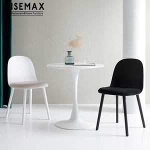 WISEMAX-Silla de comedor de cuero con marco de plástico, muebles modernos y sencillos, de alta calidad, para comedor - Product Image 4