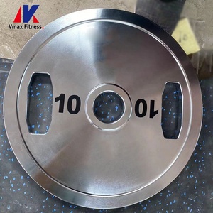 Disques d'haltères personnalisés Jeu de plaques de <span class=keywords><strong>musculation</strong></span> Équipement de fitness Plaques de <span class=keywords><strong>poids</strong></span> en acier chromé - Product Image 6