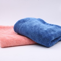 Serviette de voiture en microfibre personnalisée 1200GSM 1400GSM, serviette de lavage de voiture de haute qualité, serviette de séchage sans bordure à boucle torsadée