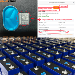 Marko Đã thử nghiệm 3.2V mb31 314ah + ốc Vít + Thanh cái bằng đồng nguyên chất + Tấm nhựa Epoxy DDP Thuế Miễn phí kho Châu Âu hektary Off lưới TV - Product Image 5