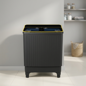 Lavadora semiautomática eficiente para ropa con función de lavado y centrifugado en tina doble. - Product Image 1