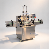 Machine de remplissage automatique à quatre têtes à pompe magnétique LT-VMPF4 pour liquides, remplisseuse de bouteilles pour jus, fruits, vin, sauce soja, vinaigre, lait, toner