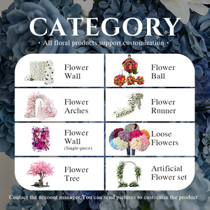 Azure Exquisita fila <span class=keywords><strong>de</strong></span> arco <span class=keywords><strong>de</strong></span> flores artificiales Hortensia rosa <span class=keywords><strong>de</strong></span> alta calidad para Decoración <span class=keywords><strong>de</strong></span> cumpleaños Guía <span class=keywords><strong>de</strong></span> camino <span class=keywords><strong>de</strong></span> boda animadora - Product Image 6
