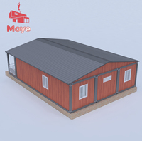 Moderne Luxus 20ft Stahl China langlebige Outdoor-Villa mit Fischgräten dach Ruheraum Outdoor Living Modul Container House
