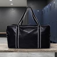 Sac de hockey sur glace de grande capacité personnalisé OEM ODM bagage à main équipement de hockey sac polochon sac de joueur de hockey sur glace enduit de PVC