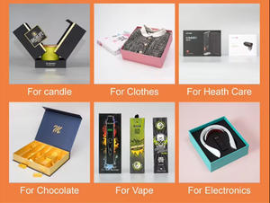 Custom Logo UV Magnetic Closure Black Rigid Corrugated Cardboard Flat Box Recyclable <b>Candle</b> Shipping Packaging Sponge Lining - Product Image 4