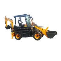 Backhoe pemuat ekskavator depan pemuat ban jalan silinder unik daya panjang ekskavator pemuat Backhoe
