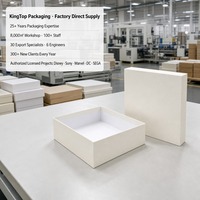 Caixa de Embalagem para Anel de Joias Personalizada em Papelão Reciclável YU-BOX 006 CMYK/PMS com Verniz, Presente Artesanal Aceita Yu-touch 100un.