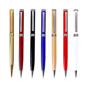 Wholesale Price Aluminum Barrel Design Metal <b>Pen</b> With Click Action Low Price - Product Image 2