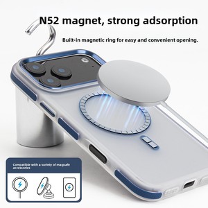 Funda Magnética Mate de Protección Total para <span class=keywords><strong>Samsung</strong></span> y iPhone, Estilo INS, Cubierta Trasera de Lujo Ligero - Product Image 5