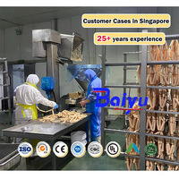 Ligne de productions de jambon carré Baiyu Fortune 500 ligne de production de saucisses à hot-dog 100kg en Chine